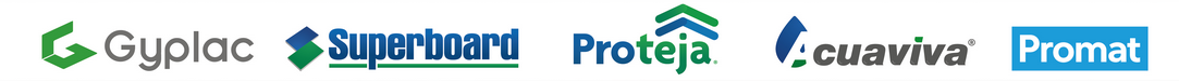Gyplac, Superboard, Proteja, Cuaviva y Promat